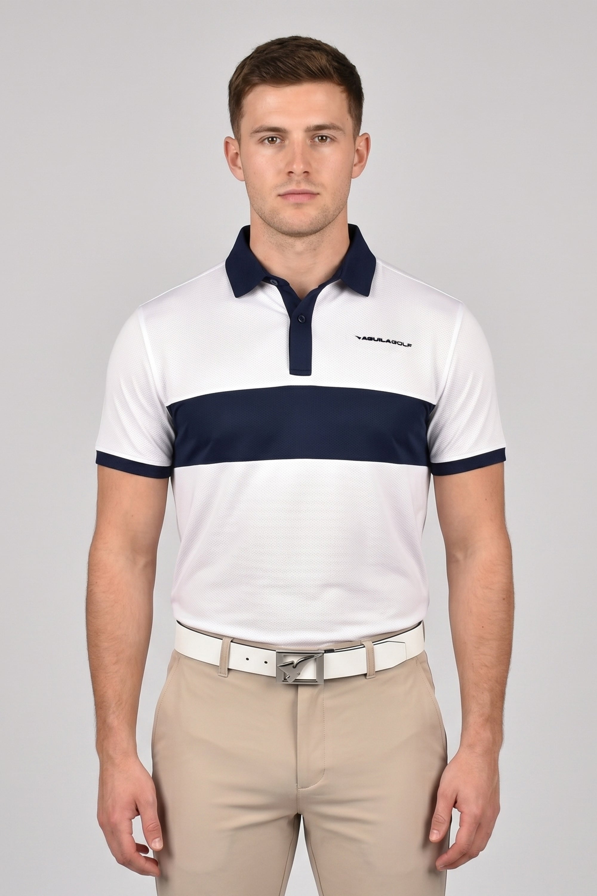 LEEDS GOLF POLO WHITE