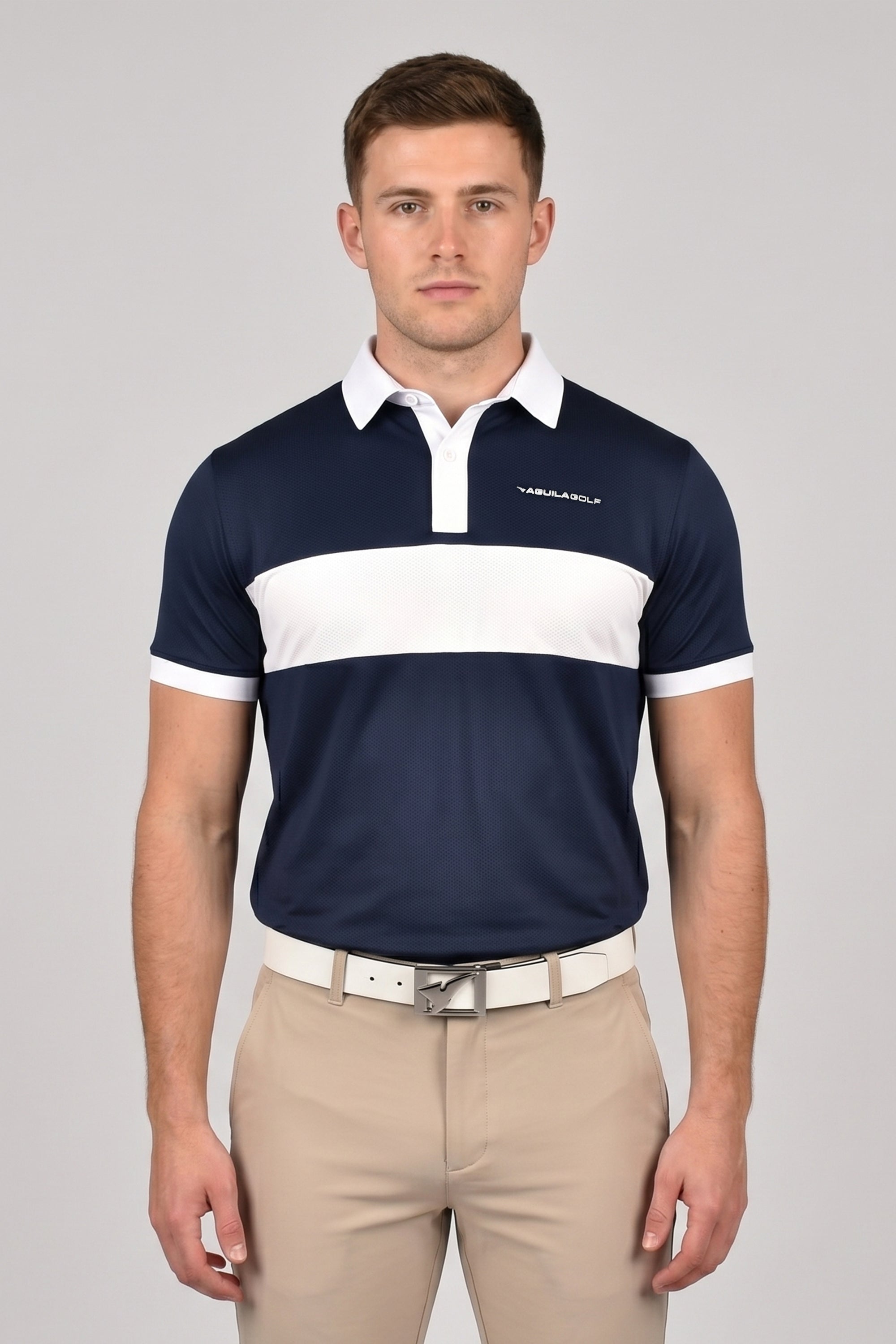 LEEDS GOLF POLO NAVY