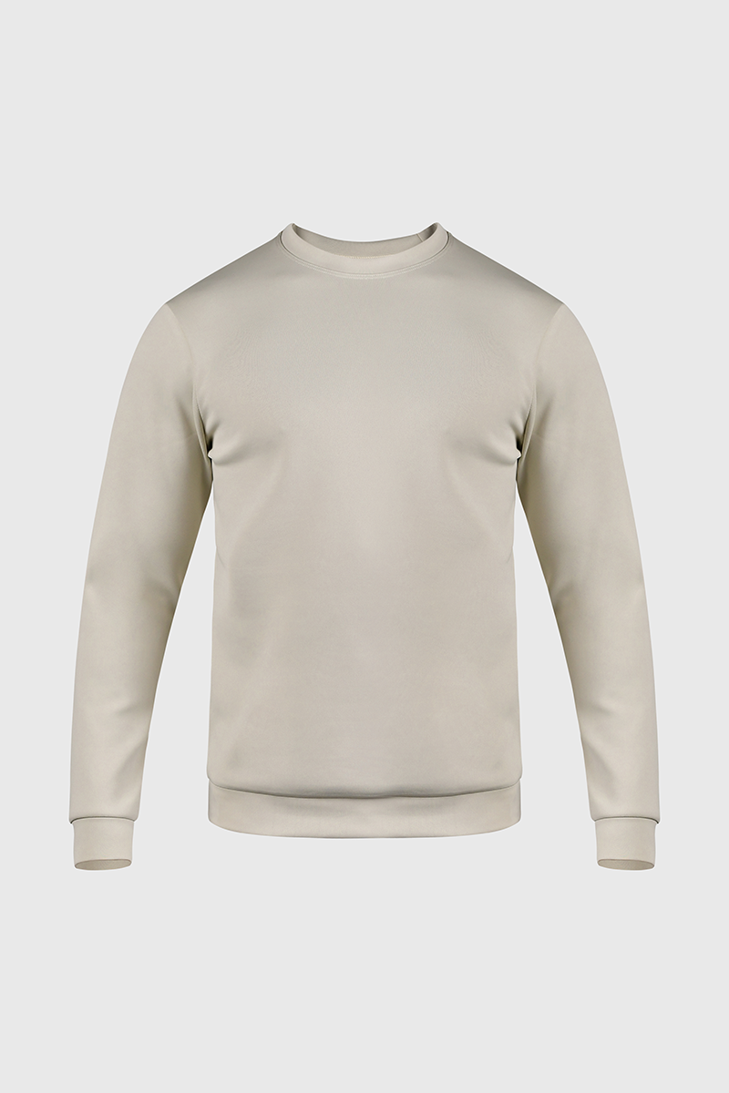 BEIGE SWEAT SHIRT