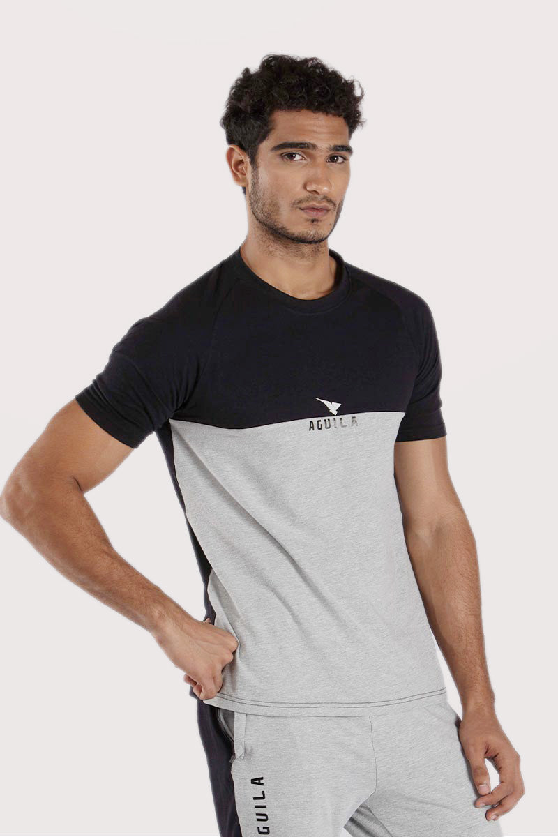 Men's Cotton T-Shirt & Trouser Set