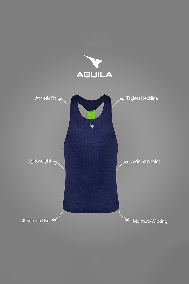 Rep Pro Navy Gym Singlet