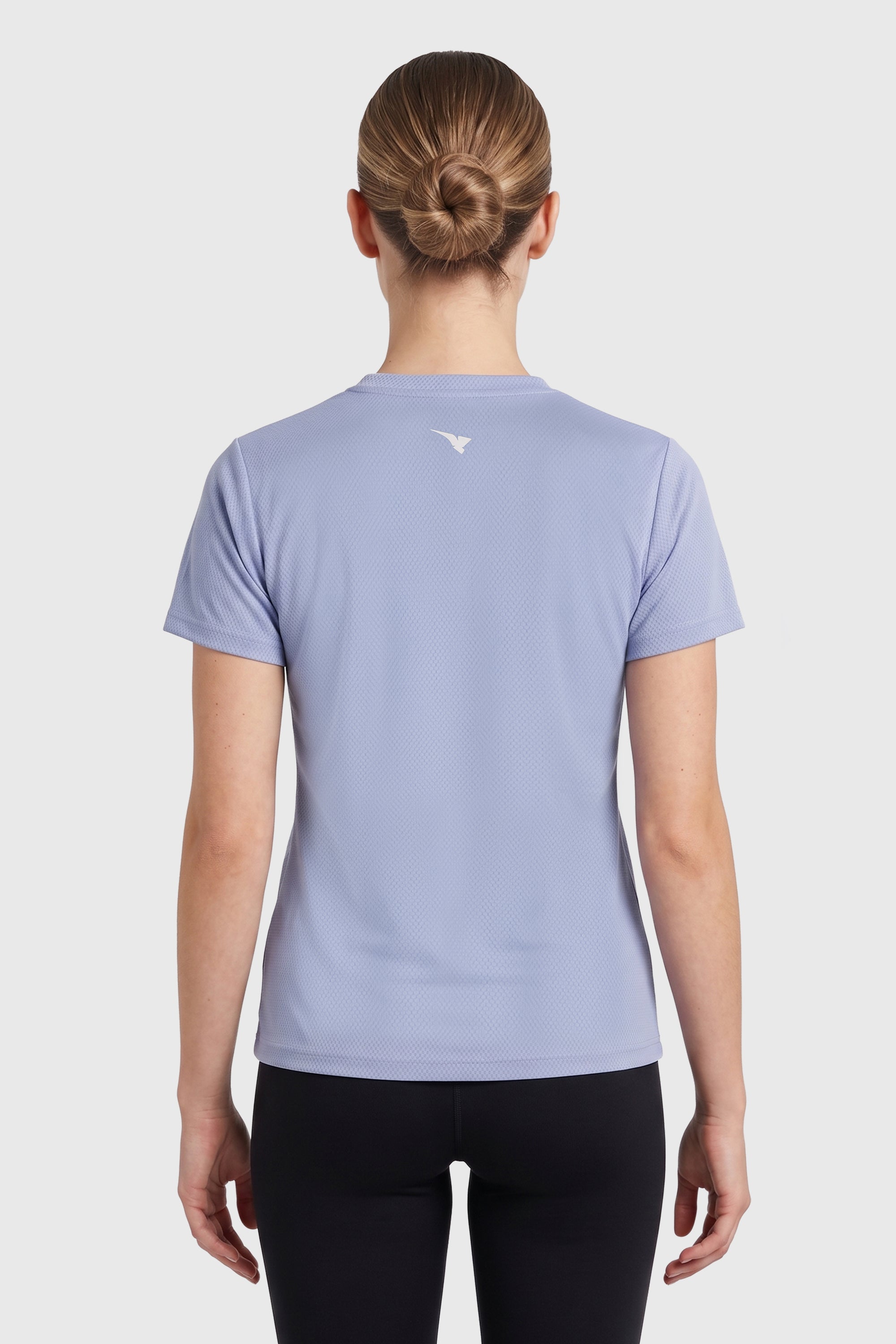 WOMEN BUZZFIT GYM T-SHIRT LIGHT GREY