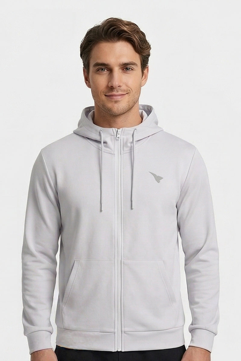 AGUILA TRAVEL AIR BAG HOODIE LIGHT GREY