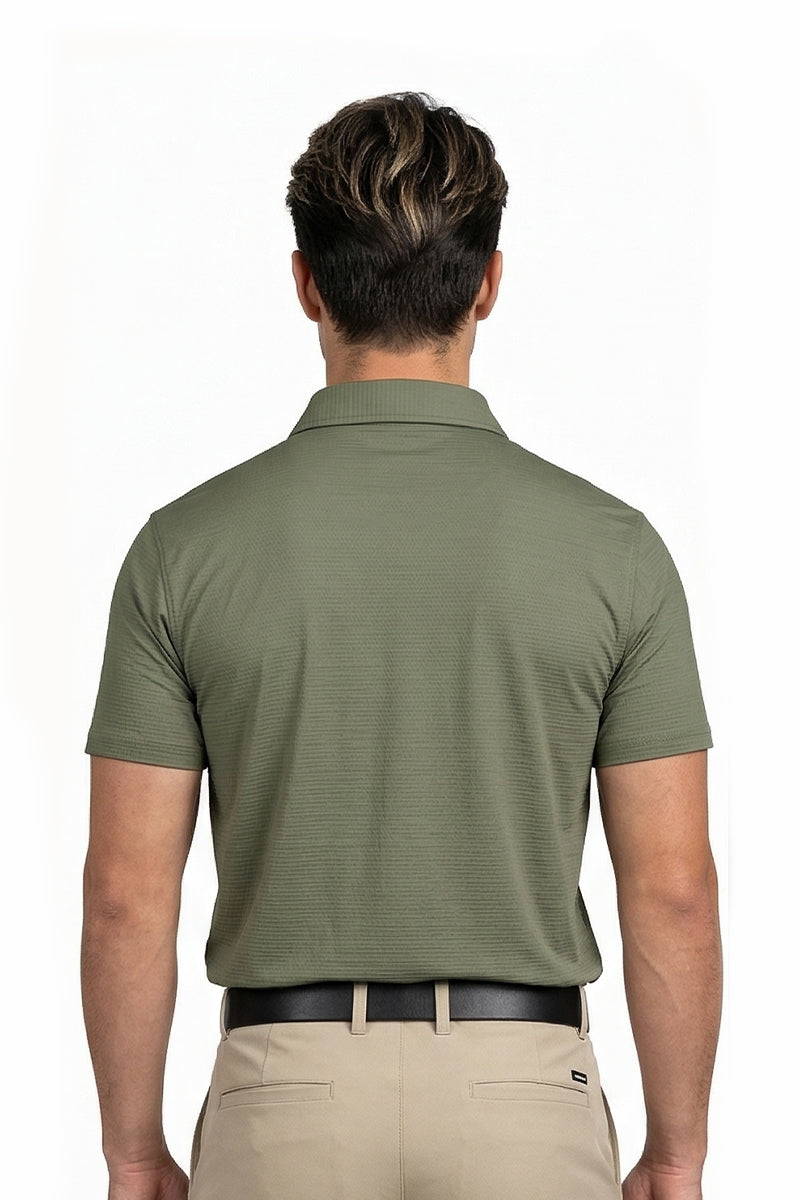 BARI GOLF POLO OLIVE GREEN