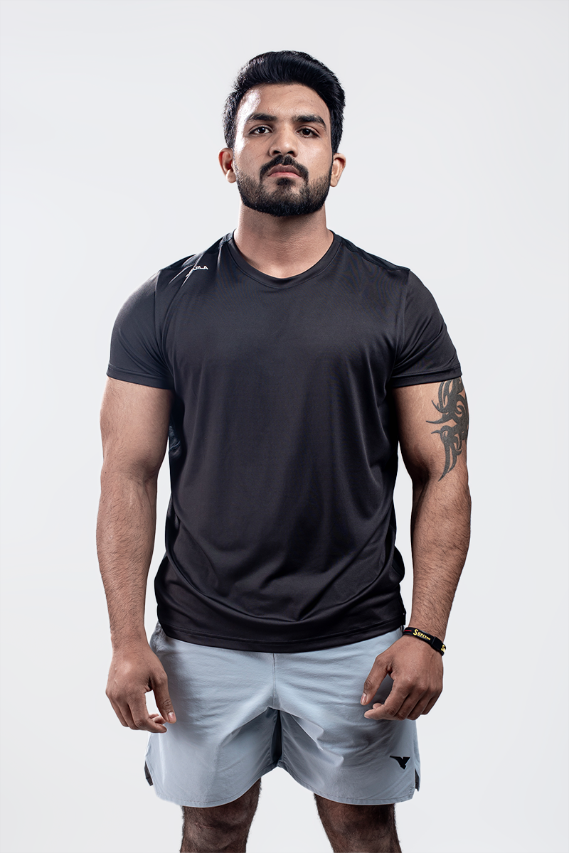 Power Lift T Shirt Black