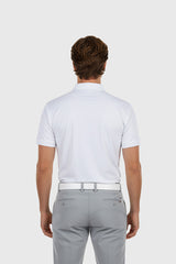 AeroPanel White Golf Polo