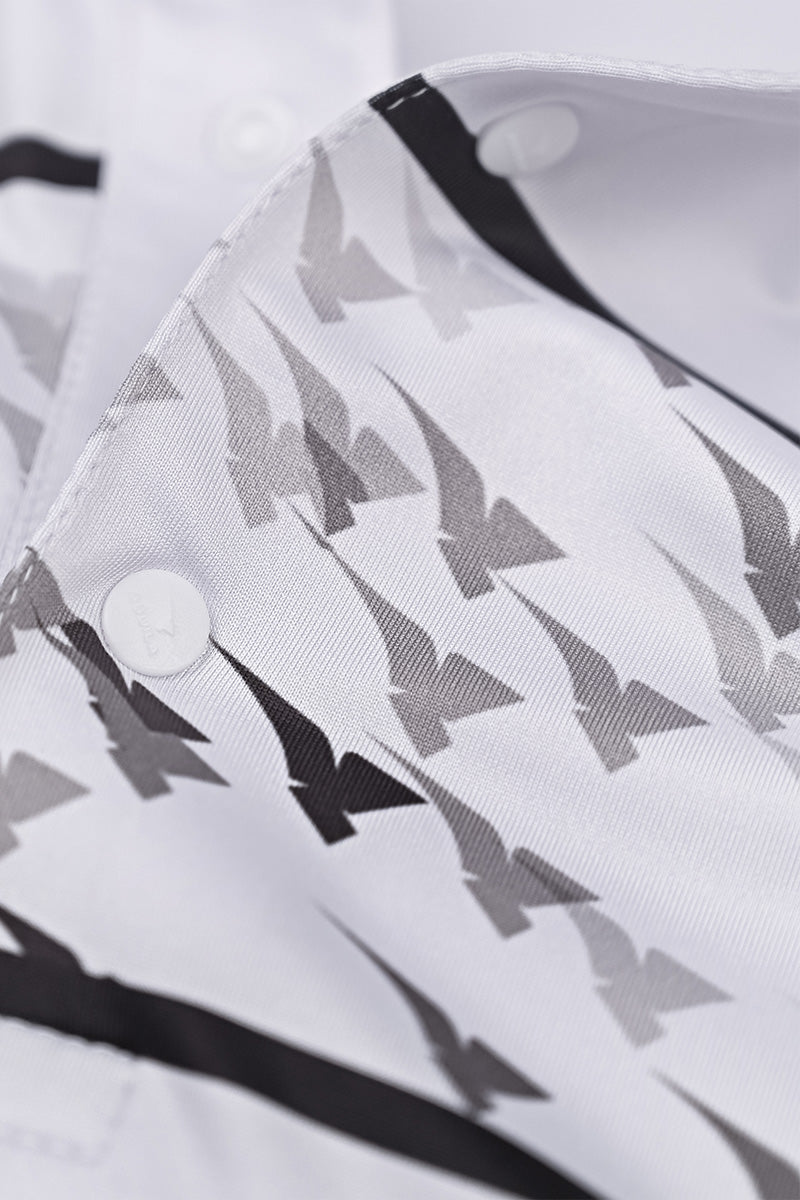 AeroPanel White Golf Polo