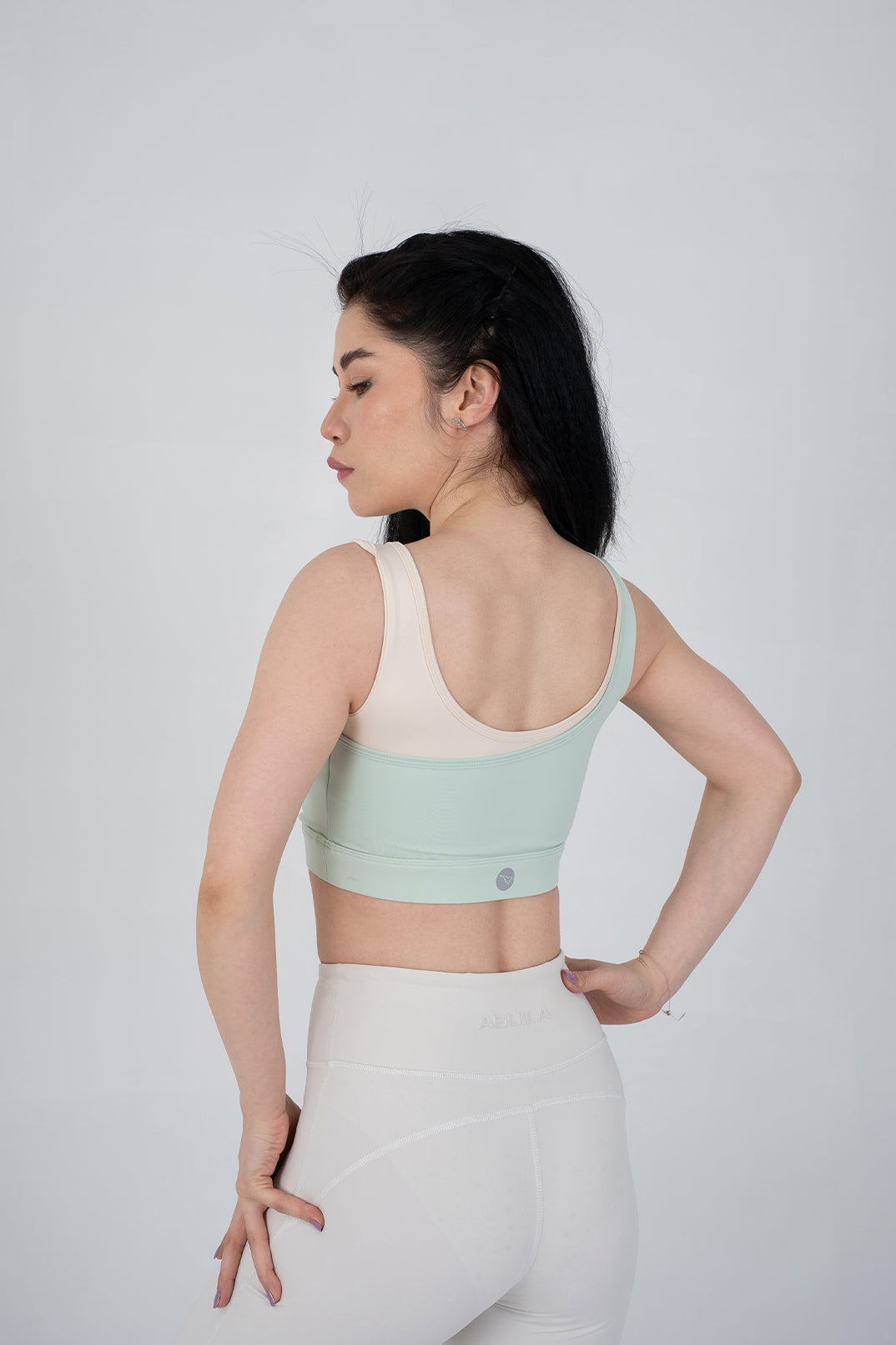 AGUILA Asymmetric Sports  Bra Green