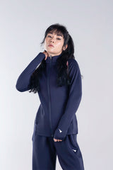 Glammora Navy Track Jacket Womens