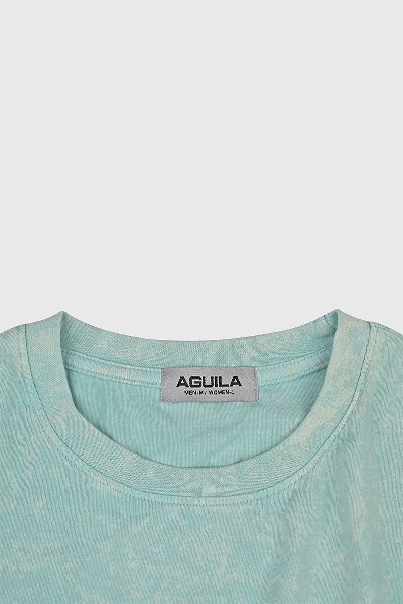 Aguila Unisex Oversized T Shirt Sea Green