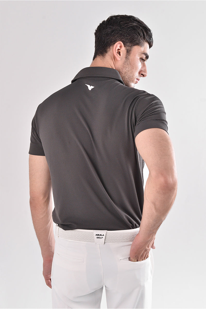 Nectar Smoke Grey Golf Polo