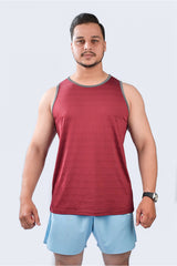 Rep Pro Burgundy Gym Singlet