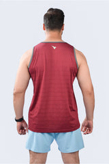 Rep Pro Burgundy Gym Singlet