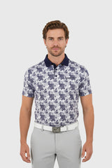 Prestige camo golf polo
