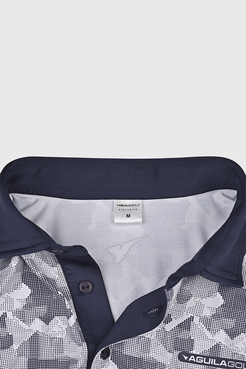 Prestige camo golf polo