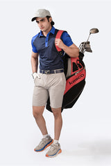 Golf Shorts Silver Grey