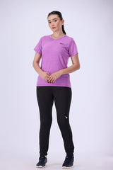 Cationic Women T Shirt Funky Purple