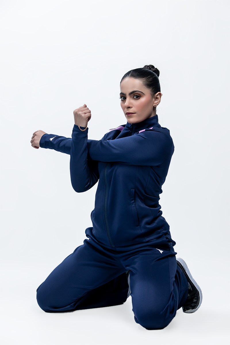 Glammora Navy Track Jacket Womens