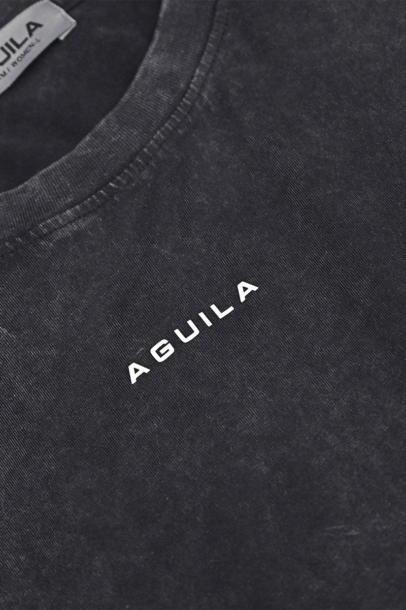 Aguila Unisex Oversized T Shirt Black