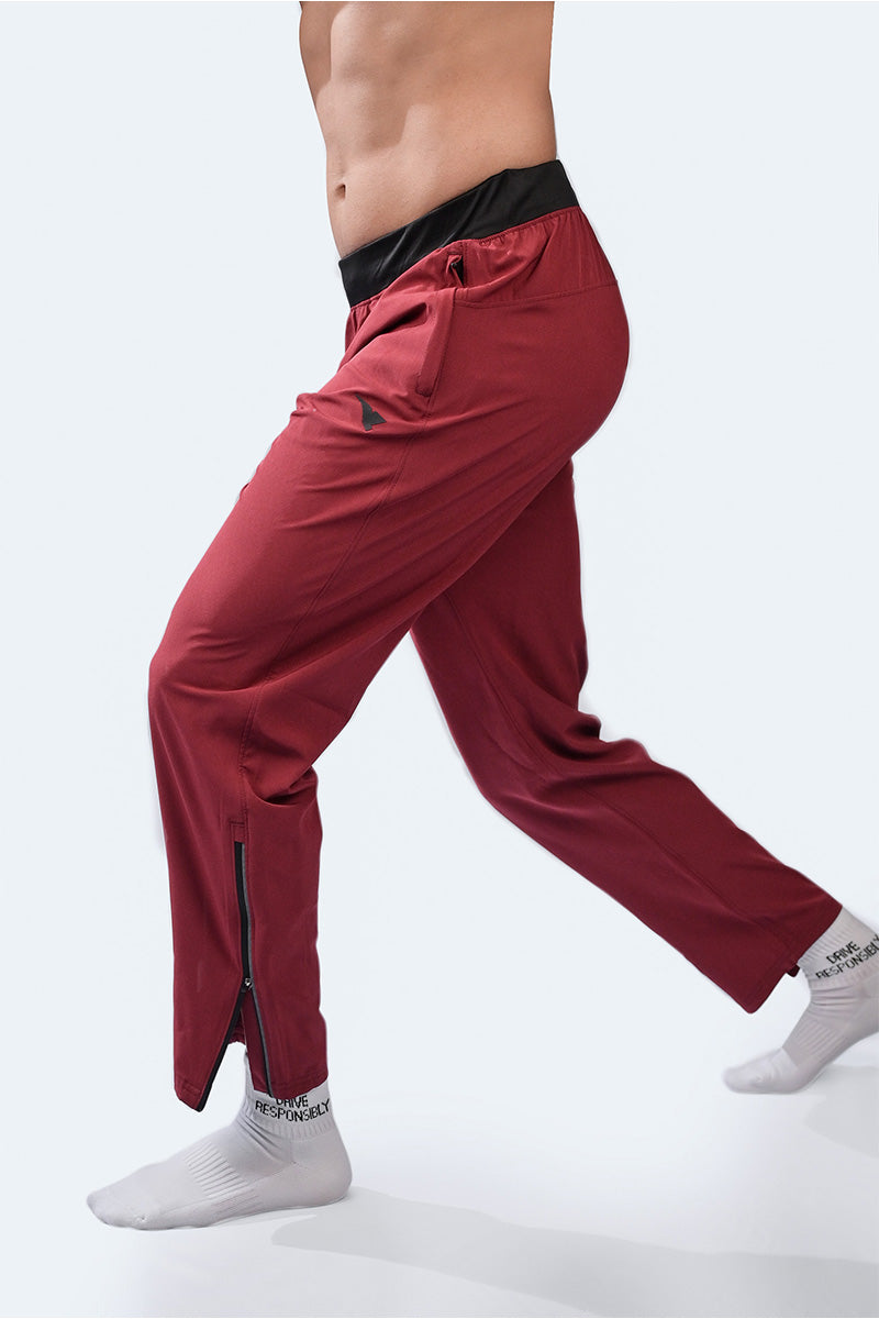 CASUAL TROUSER BURGUNDY