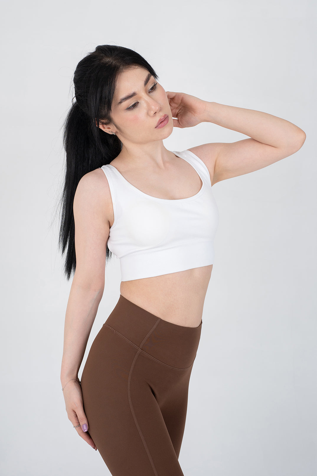 Aguila RacerBack Sports Bra White