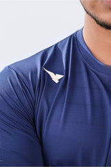 Iron Lift T Shirt Deep Blue