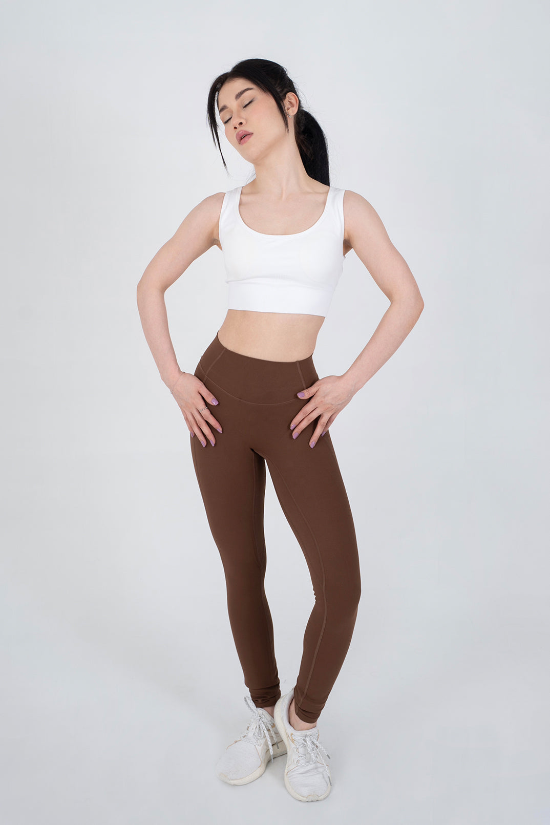 Aguila RacerBack Sports Bra White