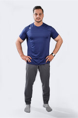 Iron Lift T Shirt Deep Blue