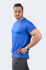 Iron Lift T Shirt Cobalt