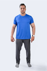 Iron Lift T Shirt Cobalt