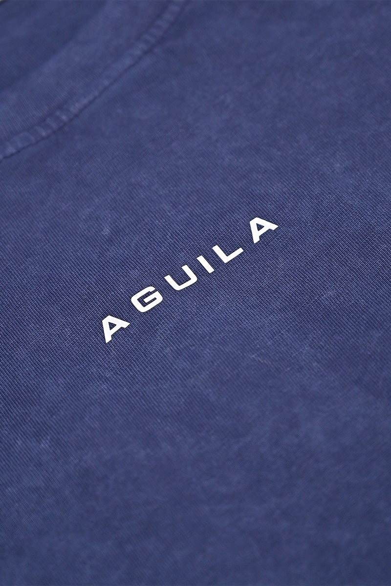 Aguila Unisex Oversized T Shirt Navy