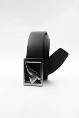 Golf Leather Belt Black