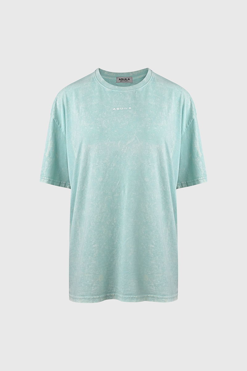 Aguila Unisex Oversized T Shirt Sea Green