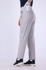 Women Golf Pants Silver Grey