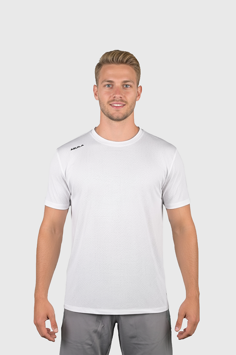 GYM LIFE® Icon Mens Athletic T-Shirt - Slate Gray Workout Exercise Tee