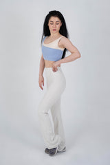 AGUILA Asymmetric Sports Bra Light Blue