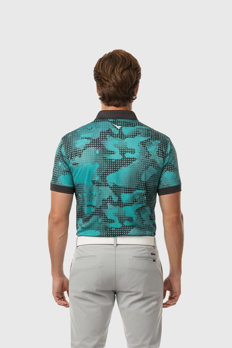 Classico Green Camo Golf Polo