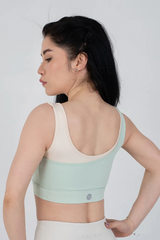 AGUILA ASYMMETRIC SPORTS BRA GREEN
