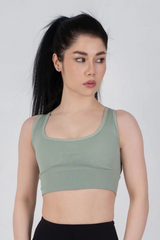 AGUILA RACERBACK SPORTS BRA GREEN