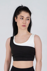 AGUILA ASYMMETRIC SPORTS BRA BLACK