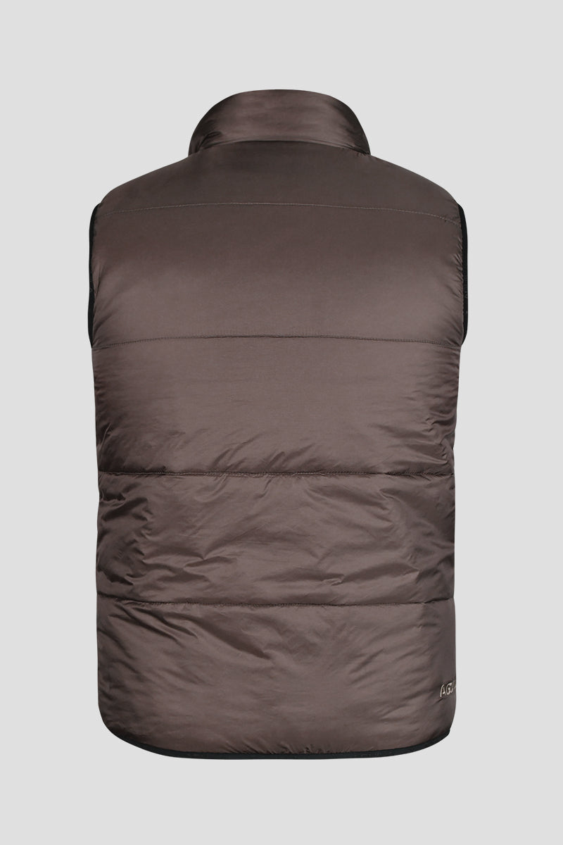 Classic Padded Vest Brown