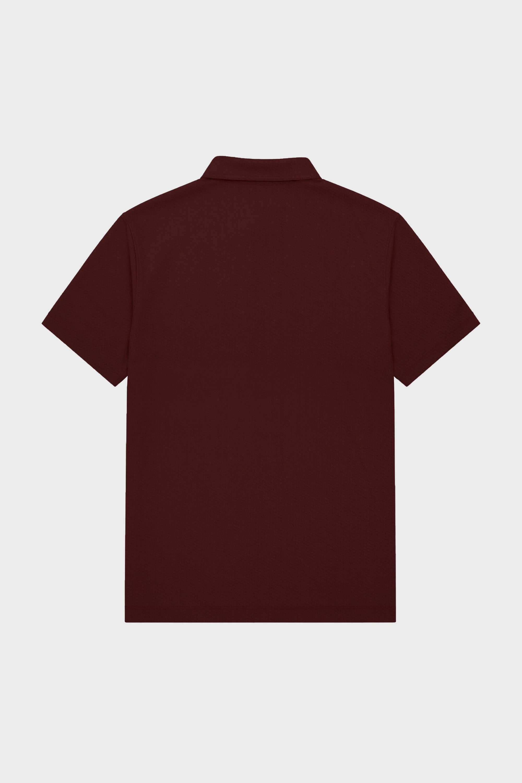AREZZO GOLF POLO Maroon(JACQUARD)