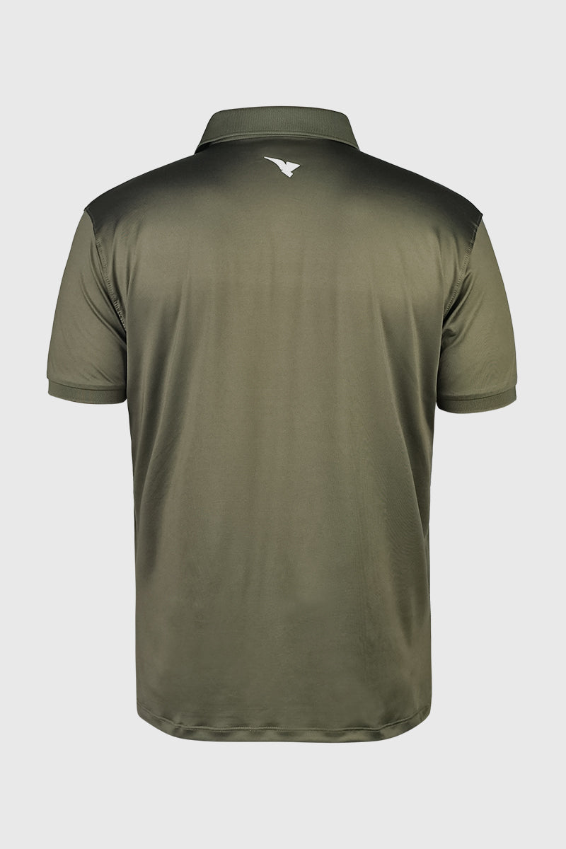 Moderno Knit oilive green Golf Polo