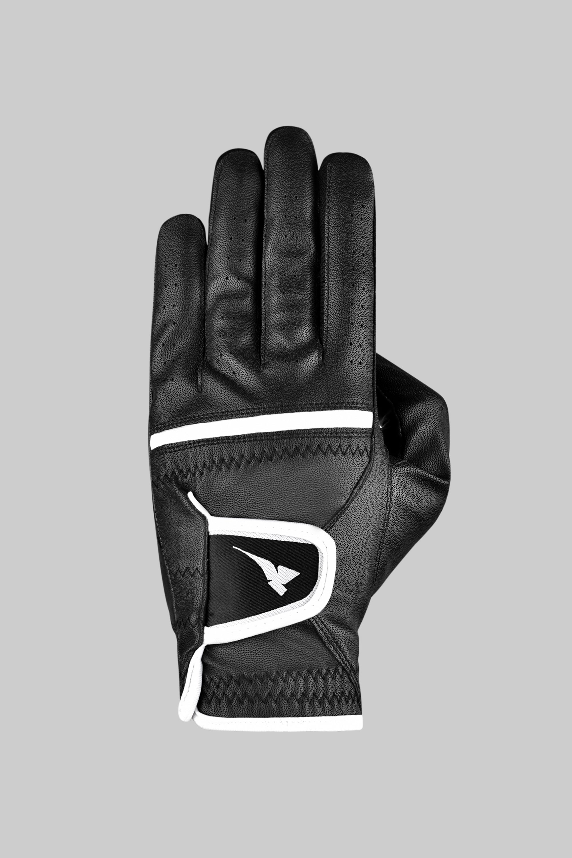 POWER GRIP GOLF GLOVES BLACK RIGHT