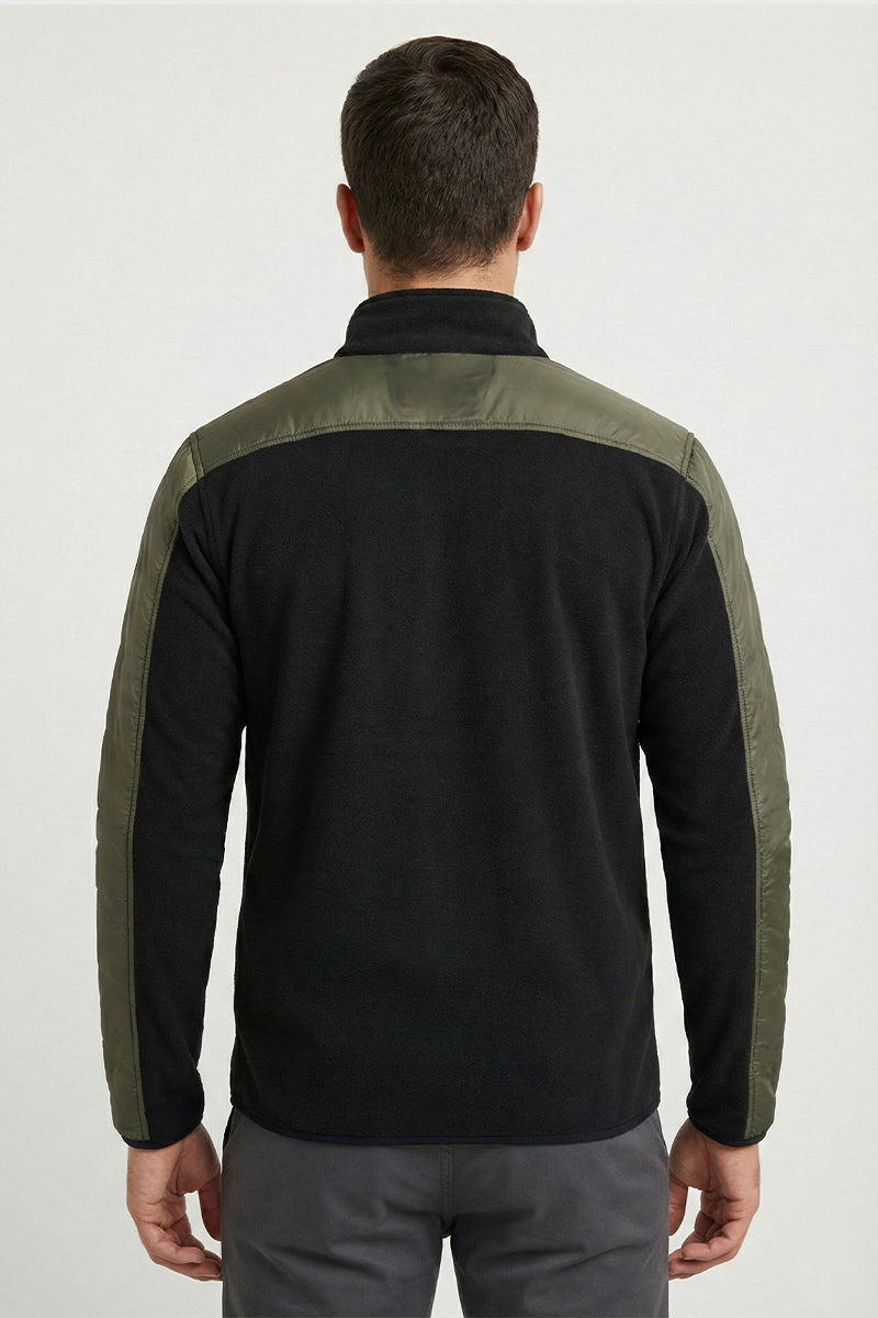 SCOUT MIDLAYER BLACK / ARMY GREEN