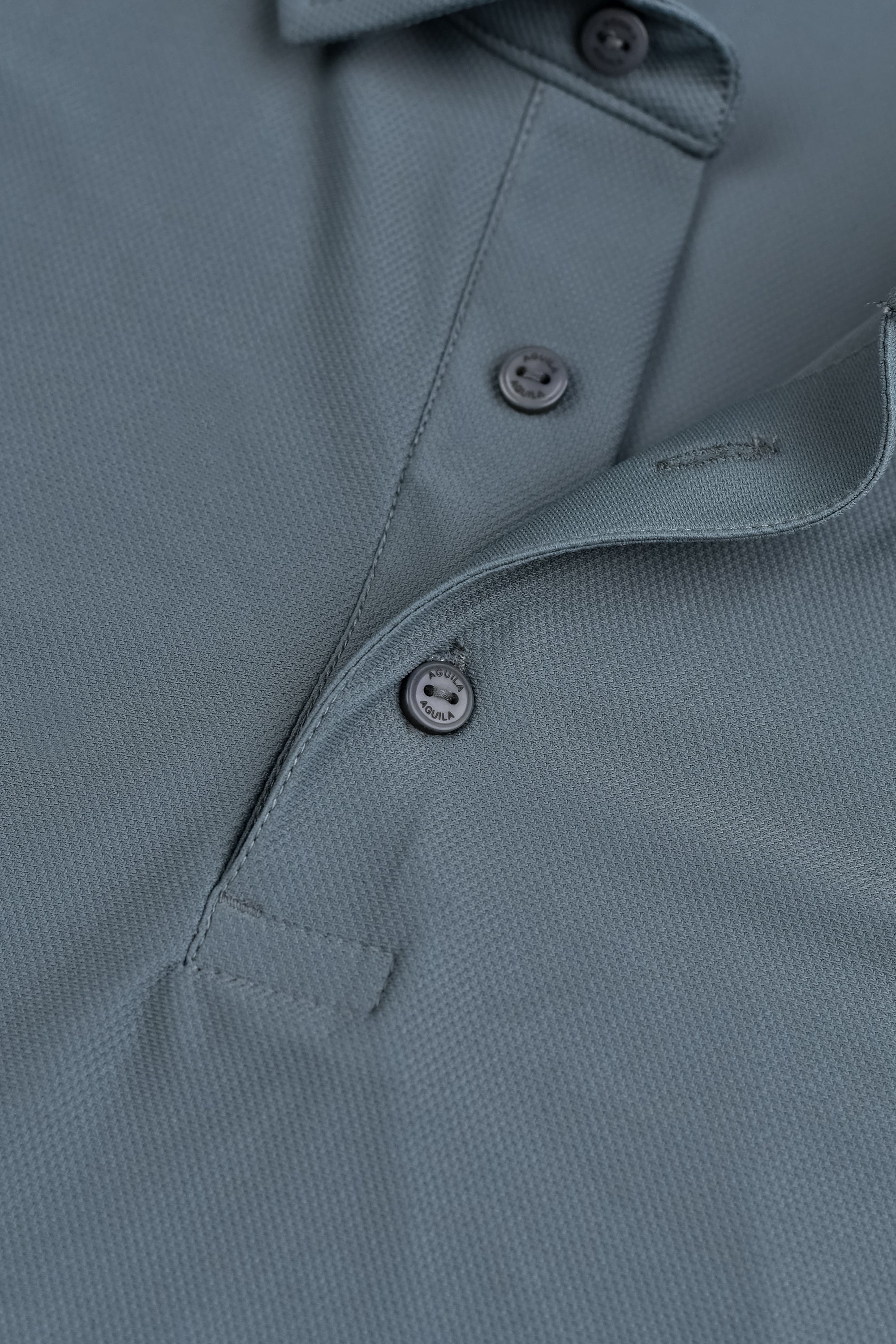BARI MEN GOLF POLO SLATE GREY