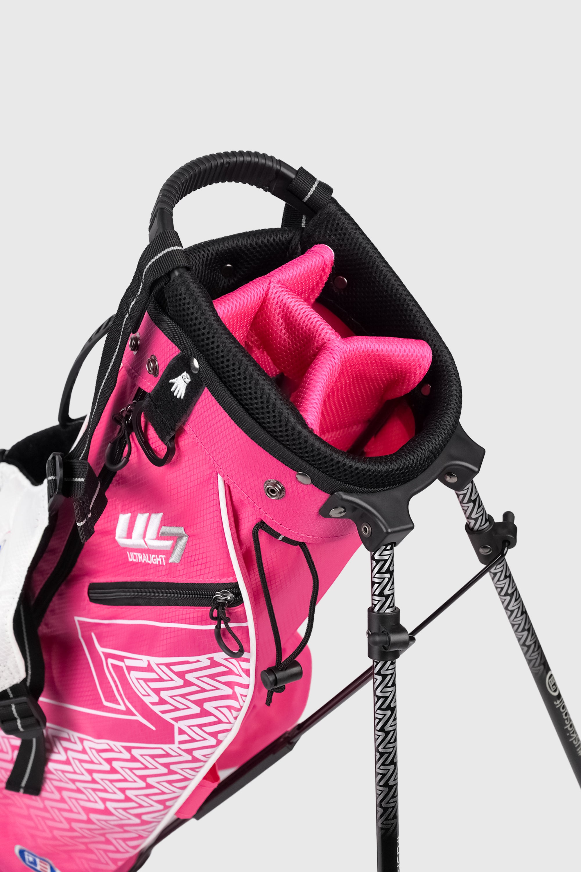 Aguila Junior Golf 5 Club Set Stand Bag Pink