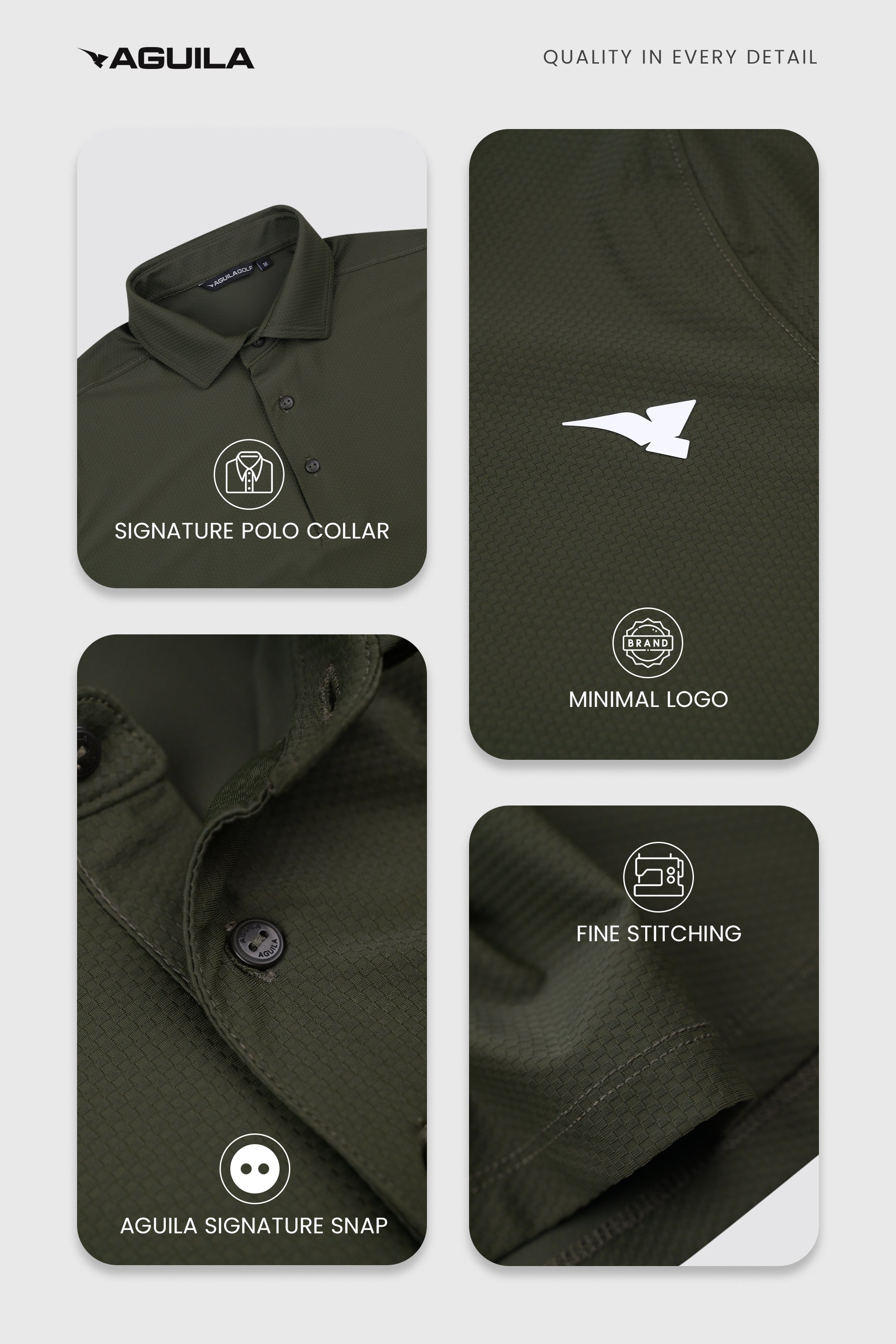 AREZZO GOLF POLO OLIVE