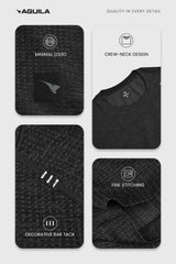 Hyper-Breathable Performance Long Sleeve Shirt Black