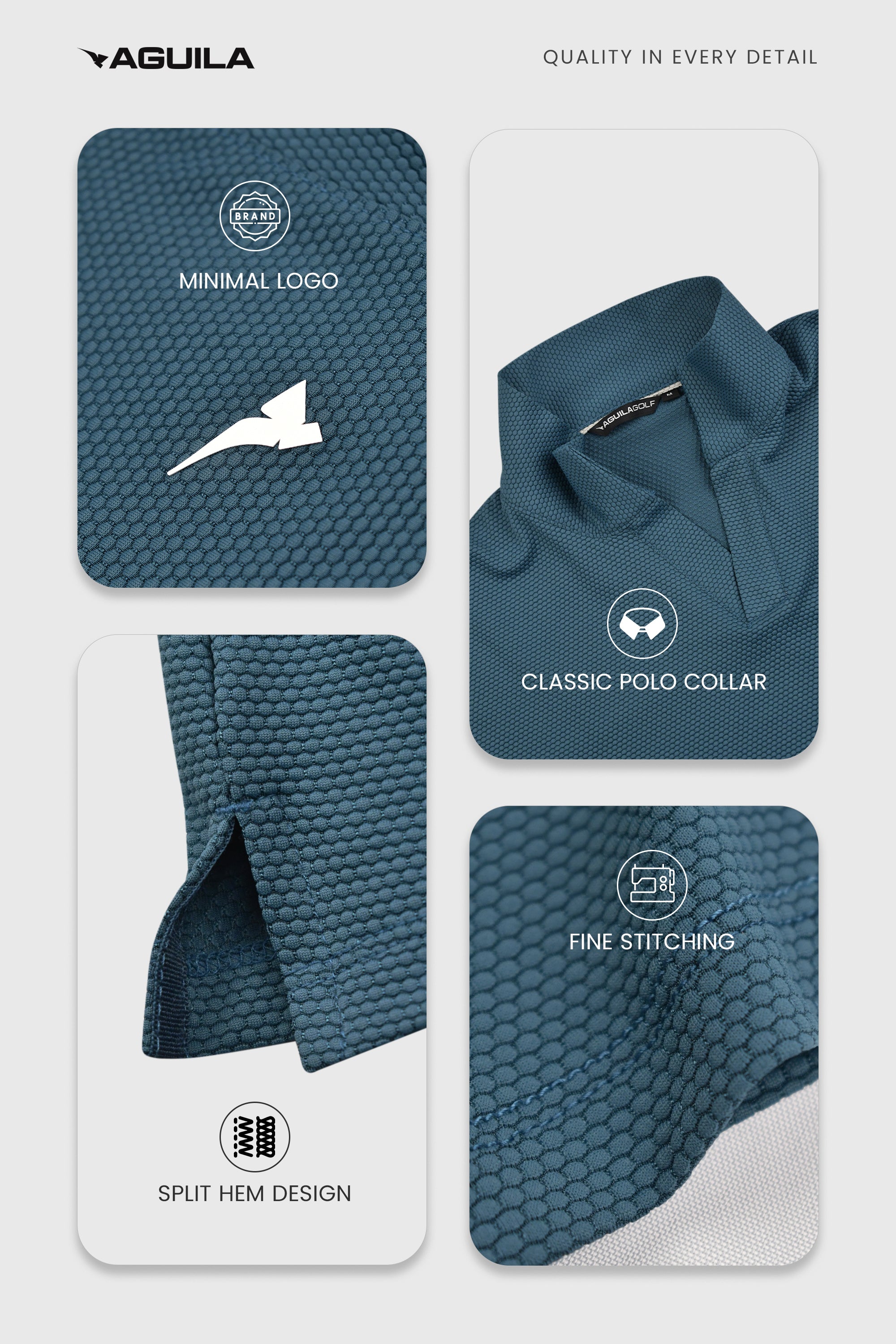 CLASSIC V GOLF POLO TEAL